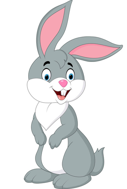 bonito coelho desenhos animados - Vetor, Imagem