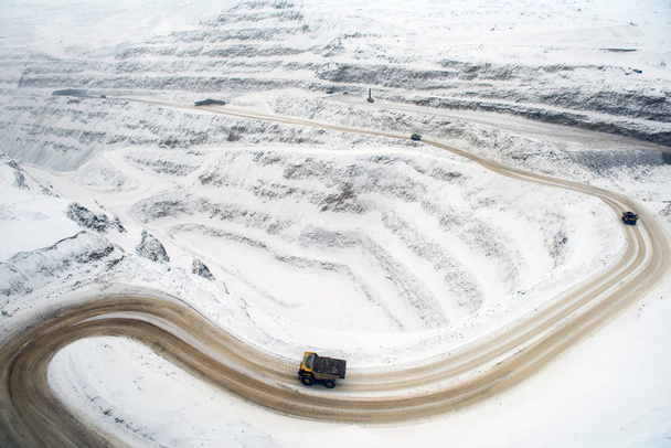 Těžba zlata v zimě - Fotografie, Obrázek