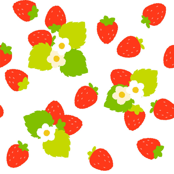 strawberry illustration by vector data - Vector, afbeelding