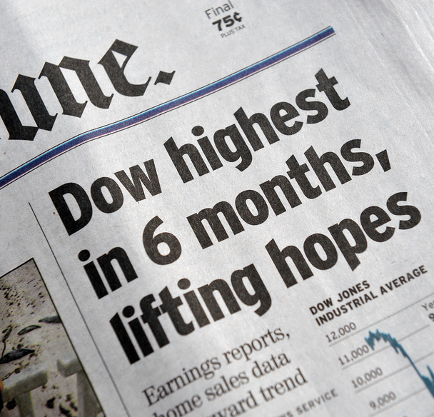 Dow korkein 6 kuukauteen
 - Valokuva, kuva