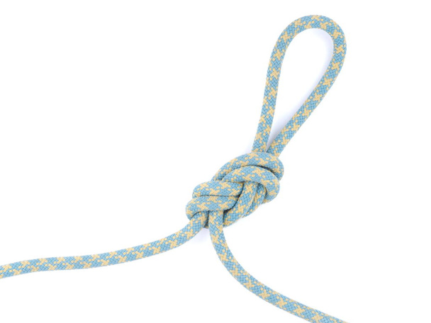 rope knot on a white background - Fotoğraf, Görsel