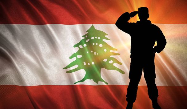 Libanonin lippu
 - Valokuva, kuva