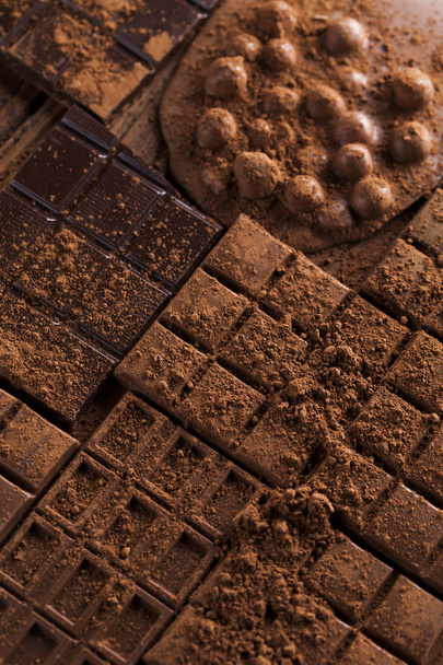homemade chocolate bars  - Foto, Bild
