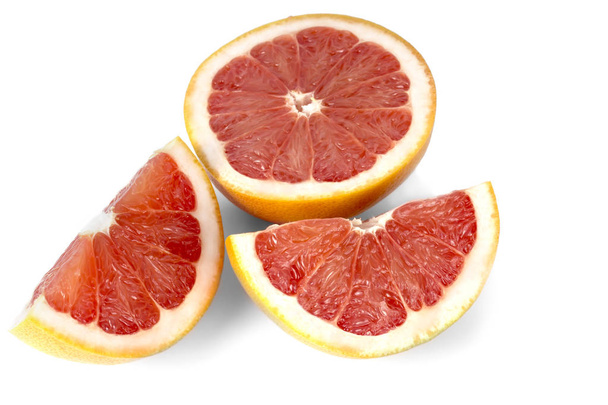Snijd plakjes van grapefruit - Foto, afbeelding