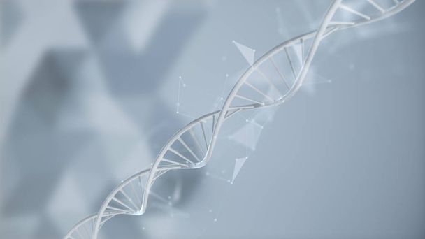 абстрактна молекула ДНК петля
 - Фото, зображення