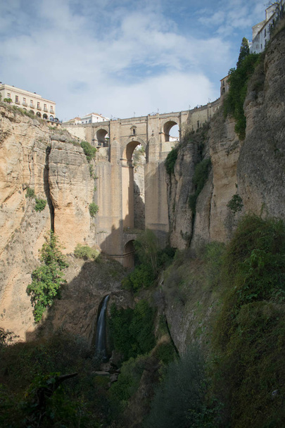 bridge in Ronda head on  - Photo, Image