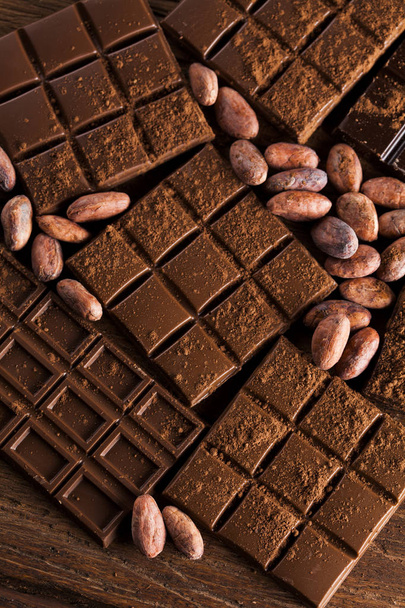 Barras de chocolate caseras
  - Foto, Imagen
