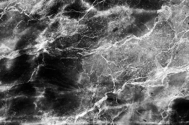 Textura de mármore preto Pedra padrão de fundo abstrato natural (com alta resolução
) - Foto, Imagem