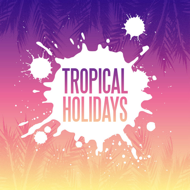 Illustrazione vacanze tropicali
 - Vettoriali, immagini