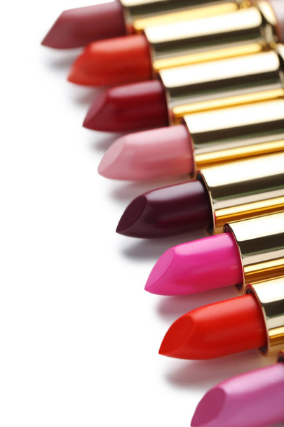Pile of colorful lipsticks  - Фото, зображення