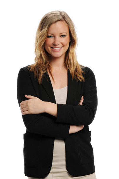 Young Businesswoman smiling - Фото, зображення