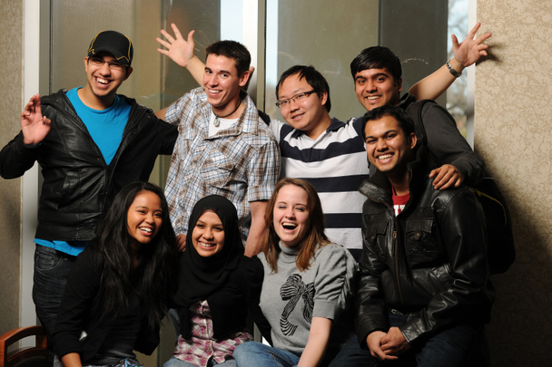 A tanulók csoportja rendkívül sokszínű - Fotó, kép
