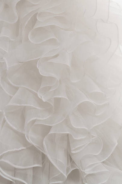 Wedding dress - close-up photo - Фото, изображение