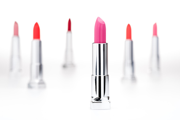 Set of fashionable lipsticks - Fotoğraf, Görsel
