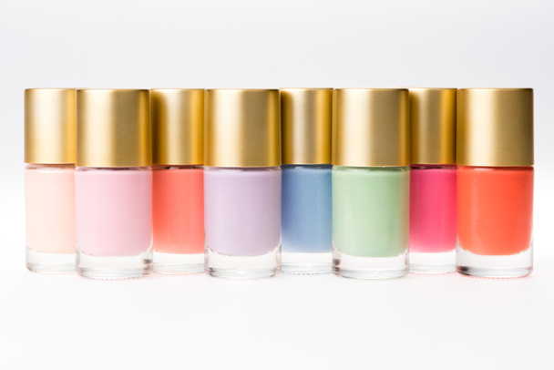 colorful nail polishes - Photo, Image