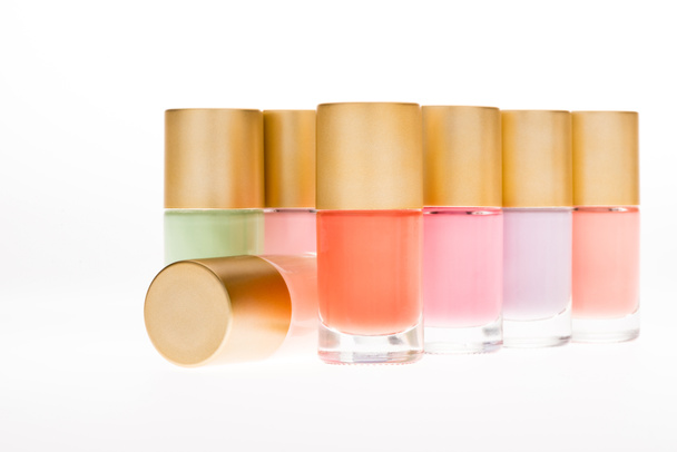 colorful nail polishes  - Foto, Imagem