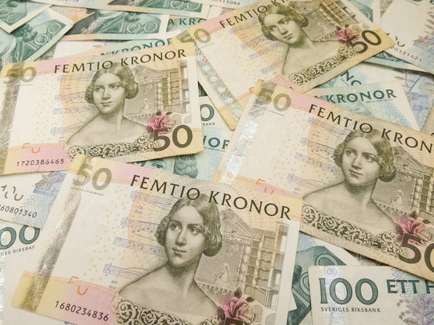Шведская валюта SEK из Швеции полезно в качестве фона
 - Фото, изображение