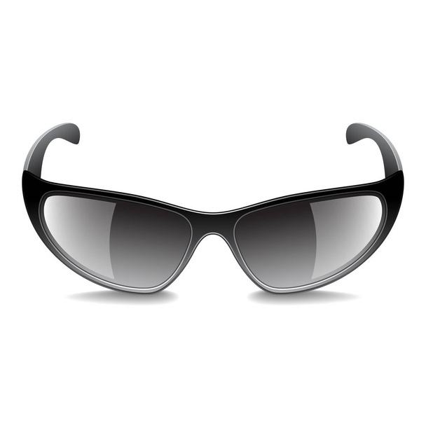 Sports sunglasses isolated on white vector - Vetor, Imagem