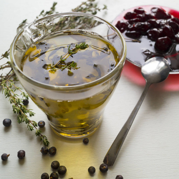 herbal tea on a white background. - Photo, Image