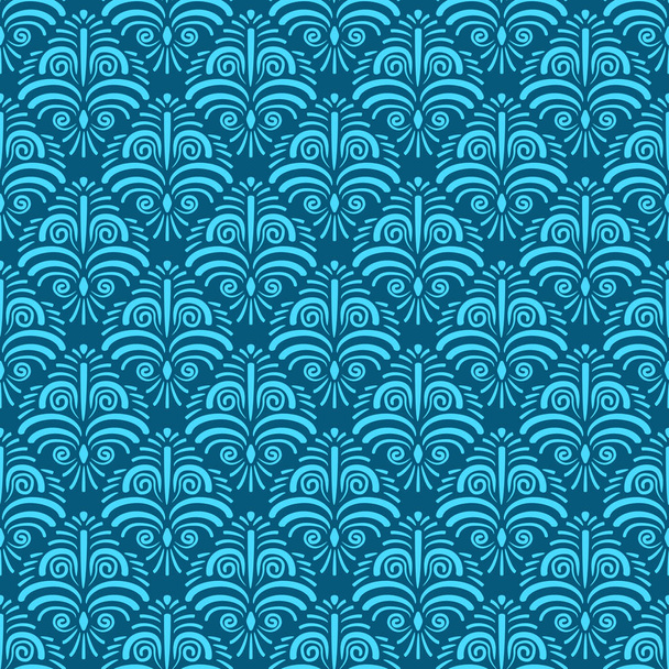 Seamless vector floral wallpaper - Vector, Imagen