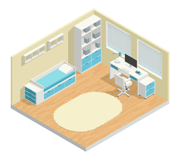 Kids Room  Composition - Vector, Image
