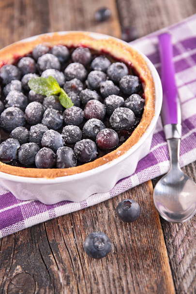 tasty blueberry tart - Фото, зображення