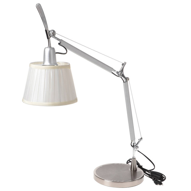 Lampa stołowa na białym tle - Zdjęcie, obraz