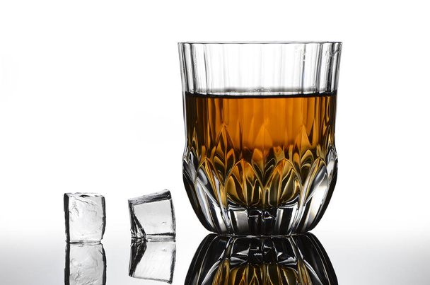 glass with whiskey isolated - Photo, image