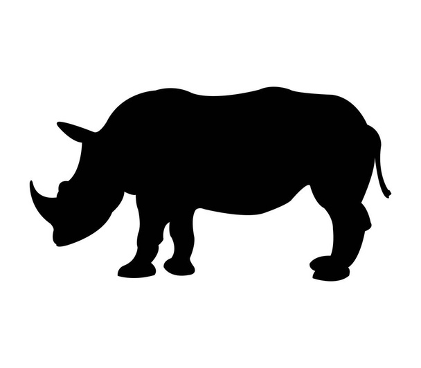 Icona di Rhino illustrata su sfondo bianco
 - Vettoriali, immagini