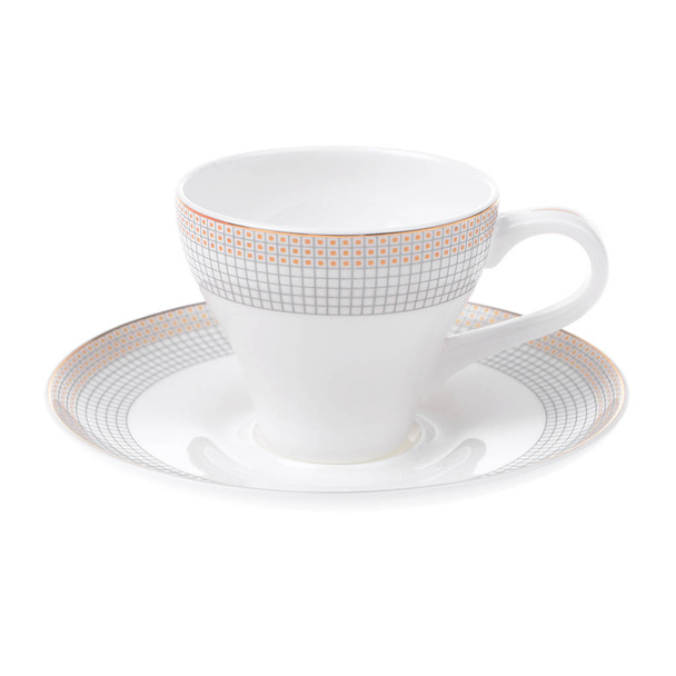 чашка чая пустой изолированы на белом фоне
 - Фото, изображение