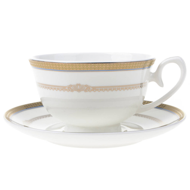 чашка чая пустой изолированы на белом фоне
 - Фото, изображение