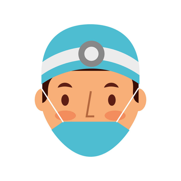 carácter avatar cirujano profesional
 - Vector, imagen