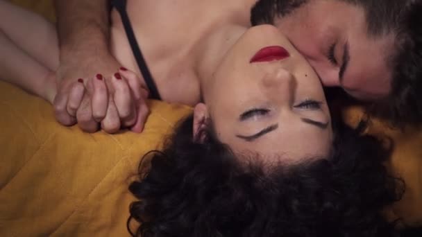 sex between lovers: passion, love, sentiment - Footage, Video