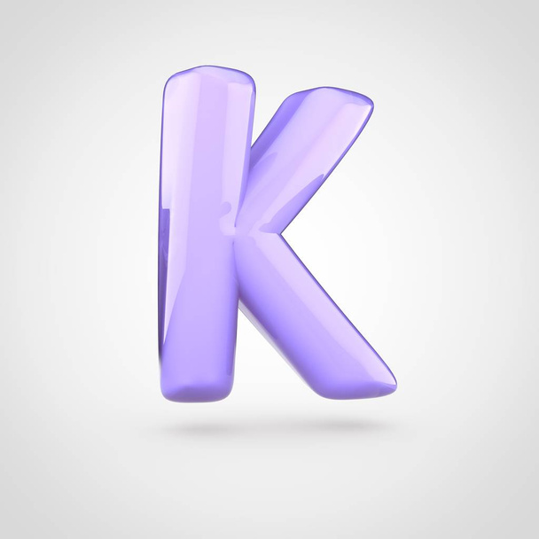 Фиолетовая буква K
 - Фото, изображение