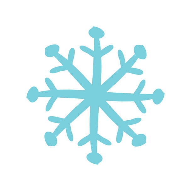 クリスマス雪アイコン シンボル - ベクター画像