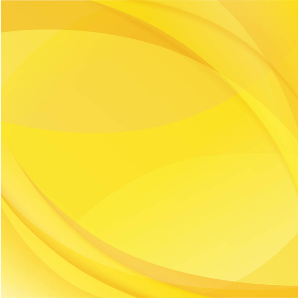 Yellow curve abstract background vector - Vector, Image