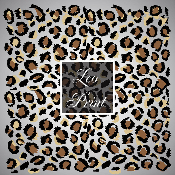 Leopard classic pattern - Vetor, Imagem