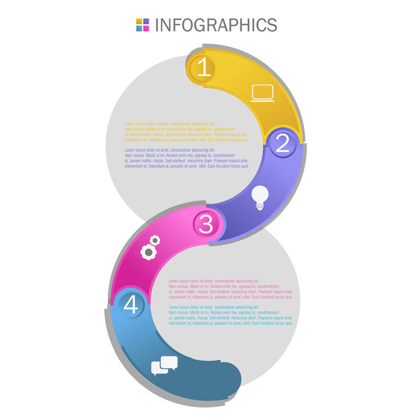 Business Infographics Design - Vector, imagen