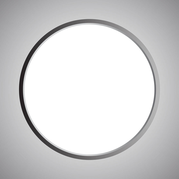 design of silver circle - Wektor, obraz