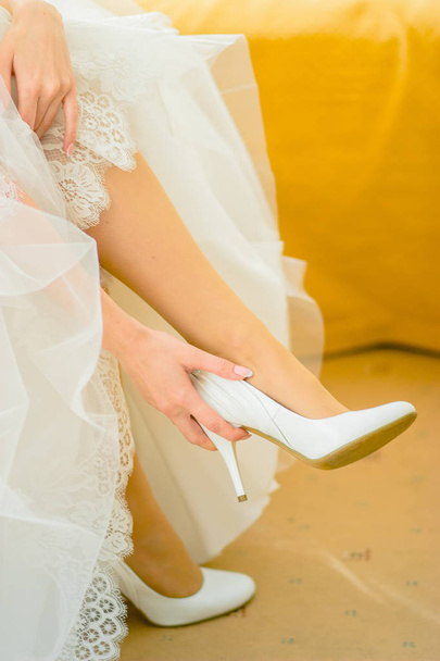 White wedding accessories - Photo, Image