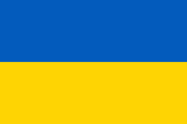 Bandera de Ucrania en segundo plano
 - Vector, Imagen