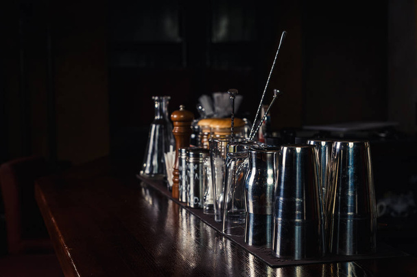 Bartender tools on bar - Fotografie, Obrázek