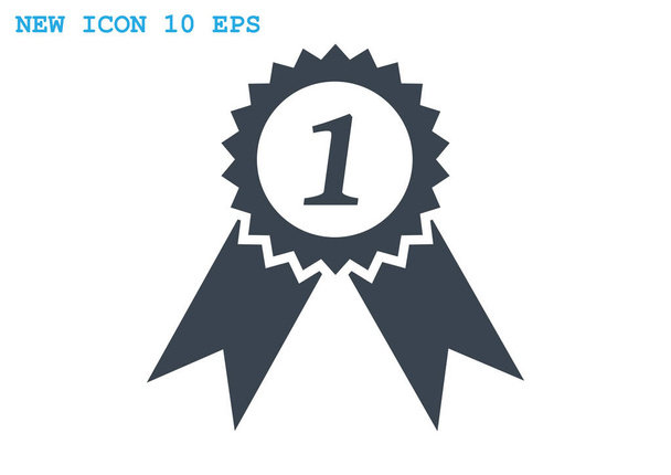 Medal for first place web icon - Vector, Image
