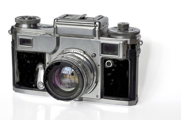 Винтажный старый фотоаппарат - Фото, изображение