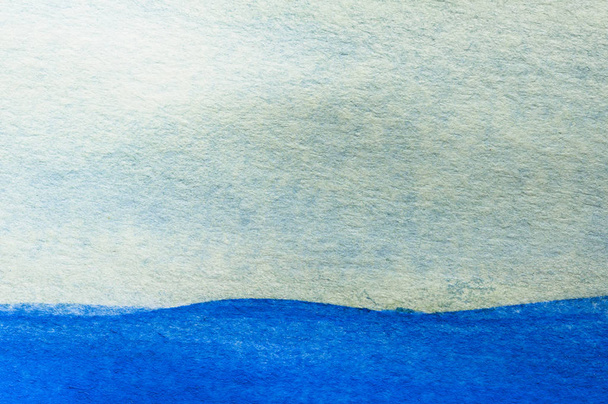 agua con horizonte, pintura abstracta
 - Foto, Imagen
