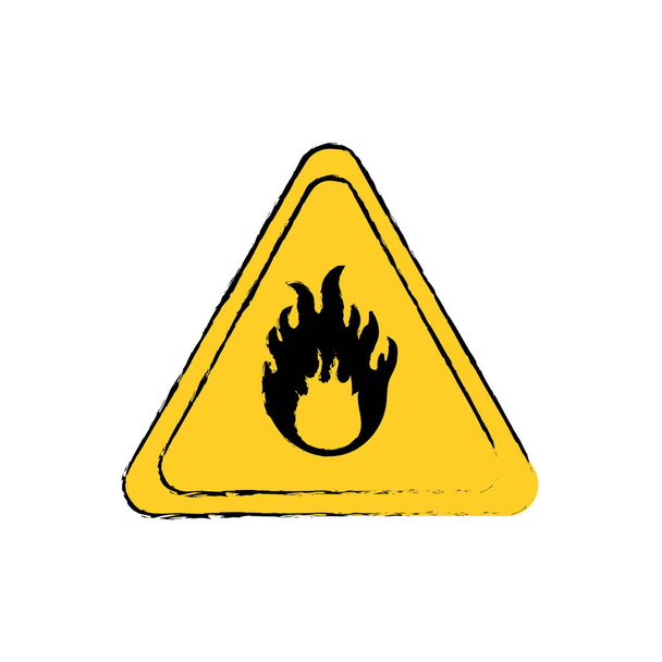 опасность и предупреждающий знак
 - Вектор,изображение