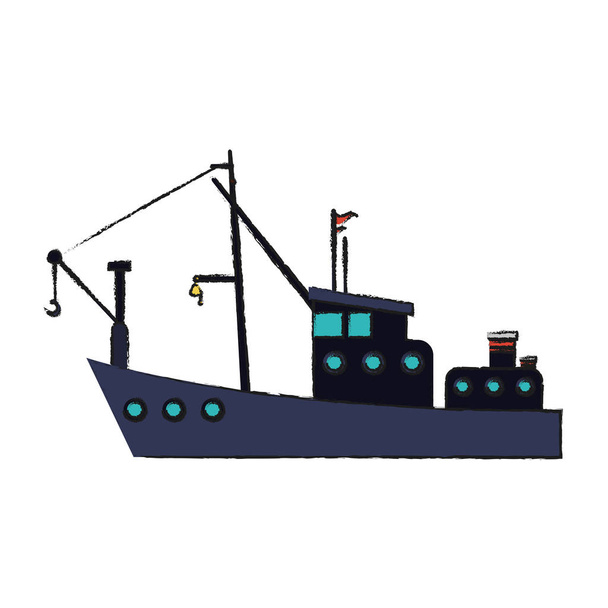 釣り船アイコン - ベクター画像
