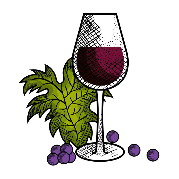 Beste Wein-Cup-Ikone - Vektor, Bild