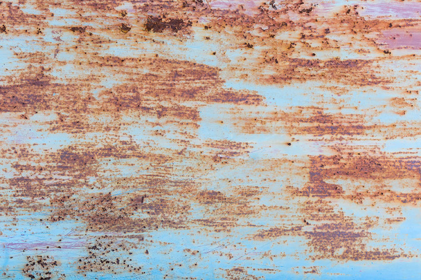 Железная ржавчина на фоне коррозии
 - Фото, изображение