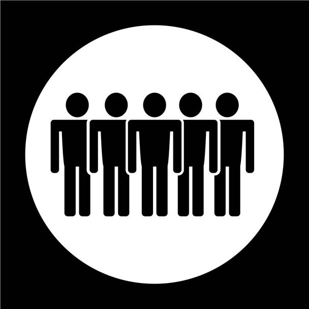People flat Icon - Vector, Image